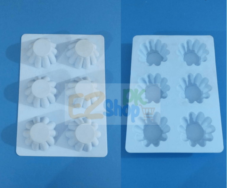 6 Cavity Cupcake Muffin Design Shape Silicone Mold