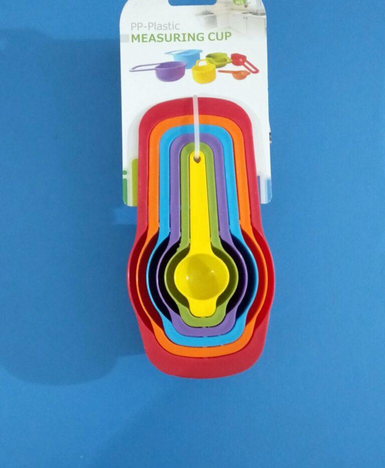 6 pcs Measuring Cup & Spoons set Multicolor