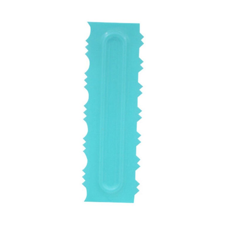 Plastic cake scrapper comb design 10
