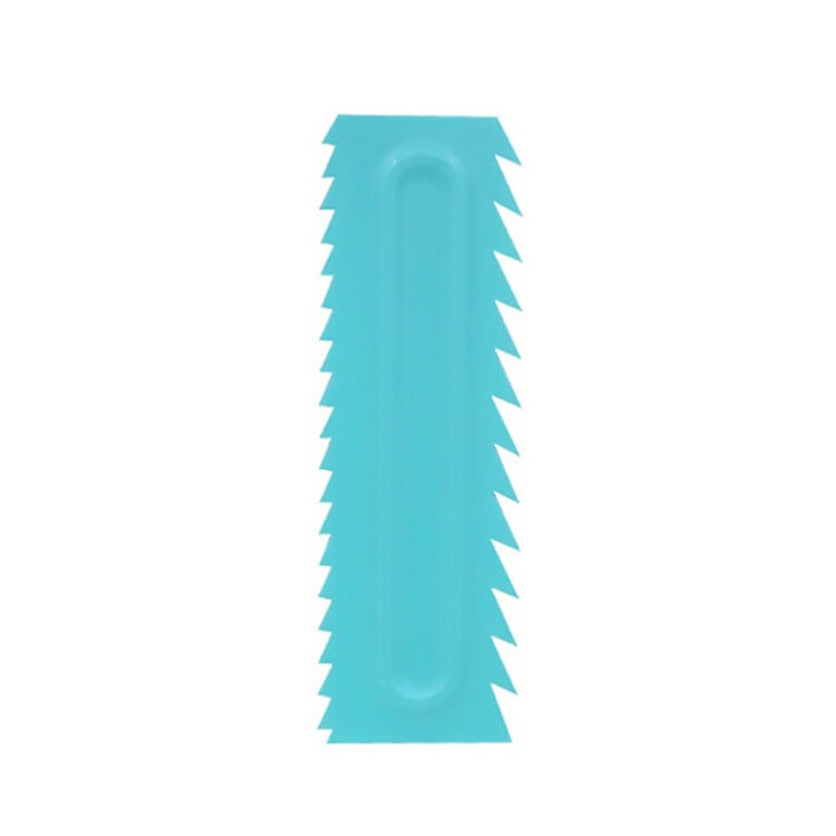 Plastic cake scrapper comb design 12