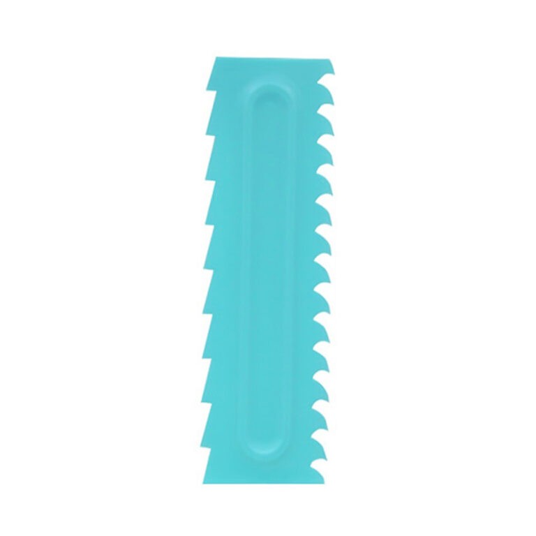 Plastic cake scrapper comb design 4