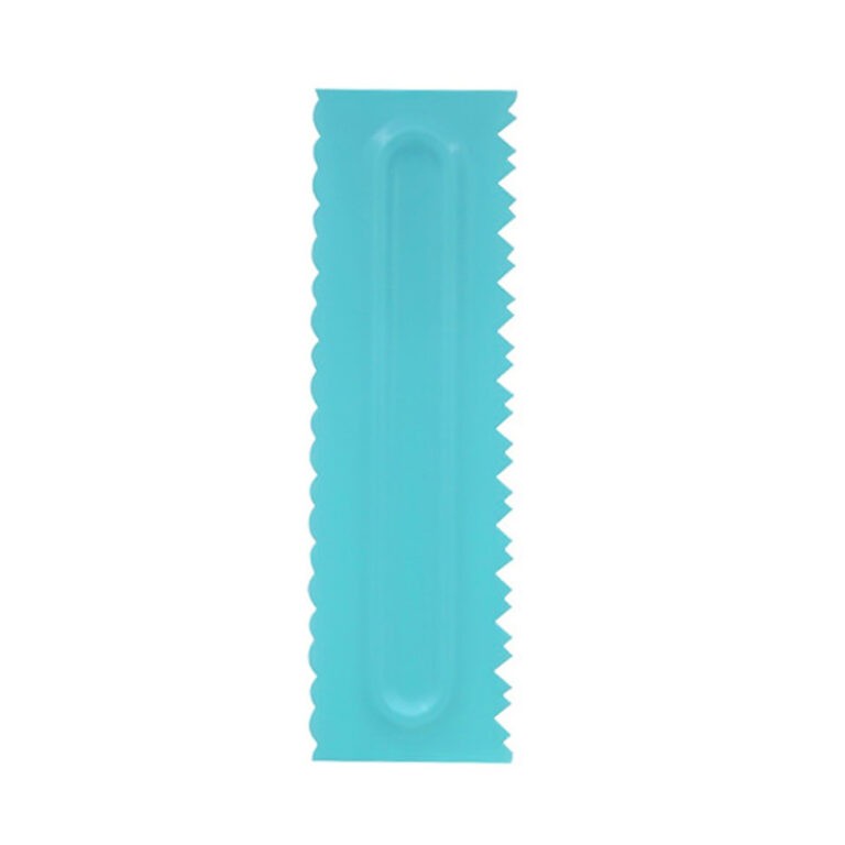 Plastic cake scrapper comb design 8