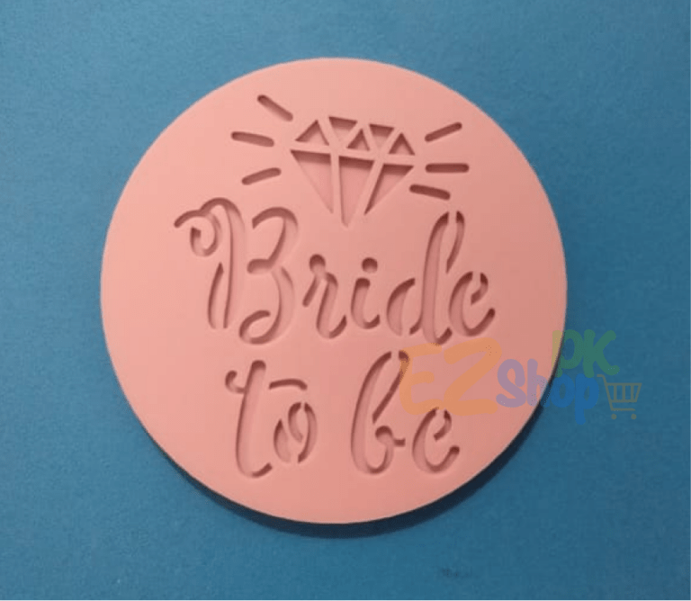 Bride to be cake stamp