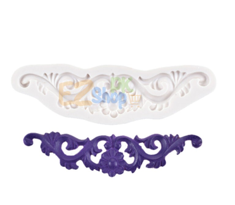 European Pattern Relief / Baroque Cake Lace Edge Decoration Mold Design 2