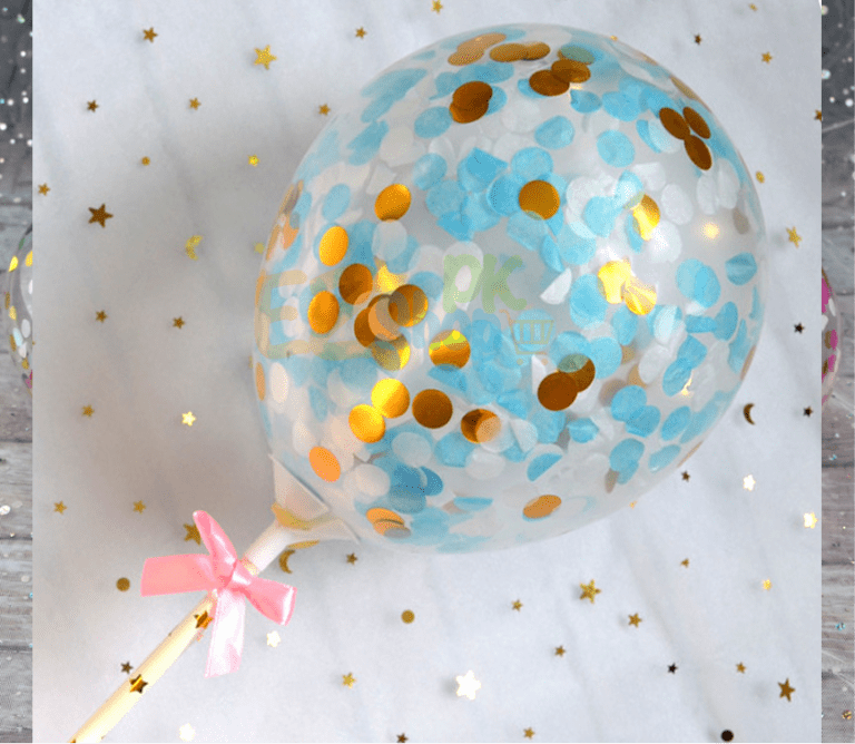 5inch sequins transparent balloon Party decorations cake topper