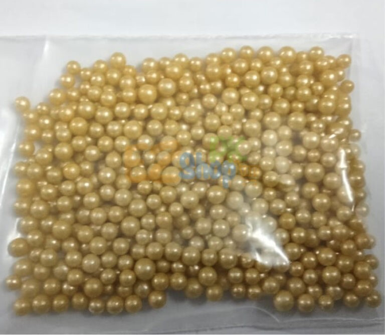 Imported light golden Pearls 4mm (30gm)