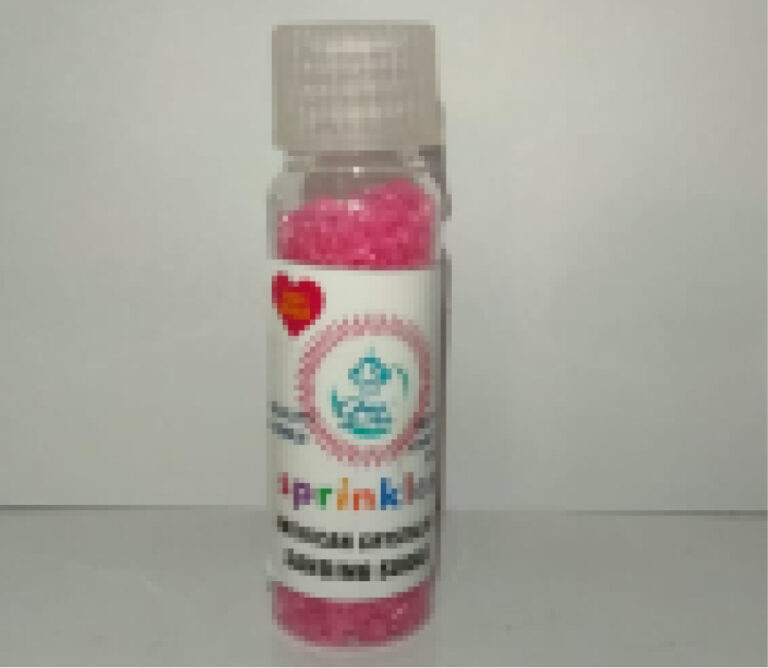 Pink American crystaline sugar small by Sugar Art